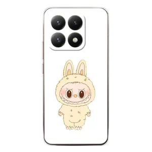Чехол с принтом Лабубу для Xiaomi 15T (Бежевый Лабубу)