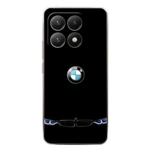 Силіконовий бампер з картинкою машини на Xiaomi 15T (Чорний BMW)