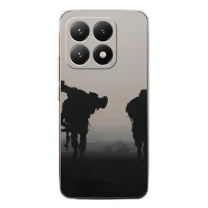 Чехлы на военную тематику для Xiaomi 15T (Бой солдат)