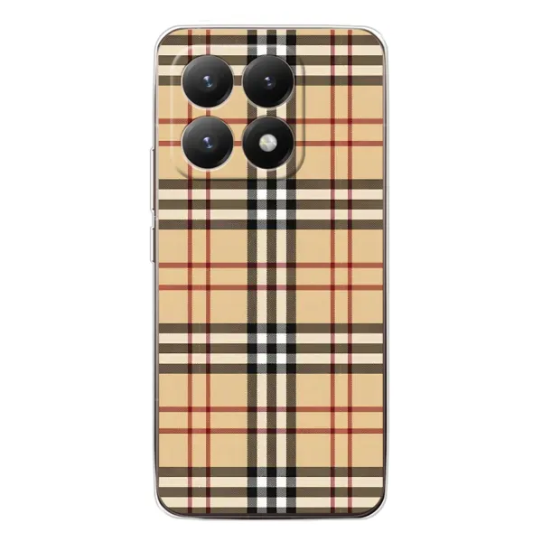 Чехол с рисунком «Burberry стиль» для Xiaomi 15T Чехол с рисунком «Burberry стиль» для Xiaomi 15T