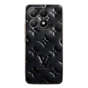 Текстурний Чохол Louis Vuitton для Ксіомі 15Т (Чорний ЛВ)