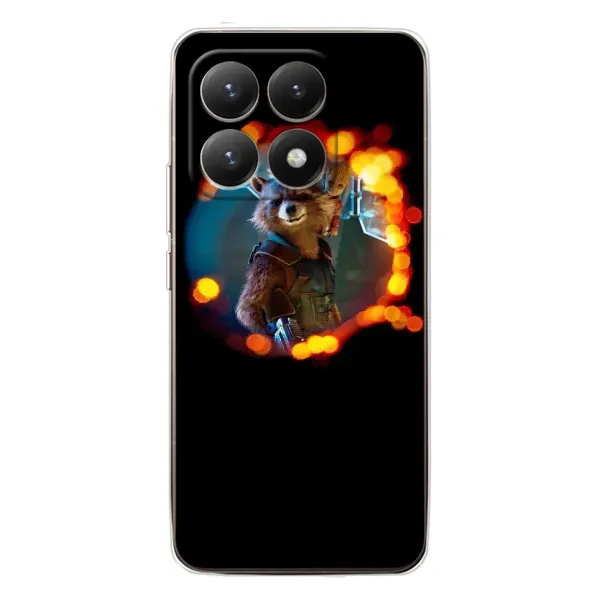 Чехол с рисунком «Енот Ракета» для Xiaomi 15T Чехол с рисунком «Енот Ракета» для Xiaomi 15T