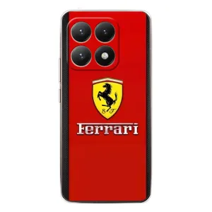 Силіконовий бампер з картинкою машини на Xiaomi 15T (Ferrari Logo)