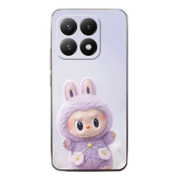 Чехол с рисунком «Фиолетовый Лабубу» для Xiaomi 15T Чехол с рисунком «Фиолетовый Лабубу» для Xiaomi 15T