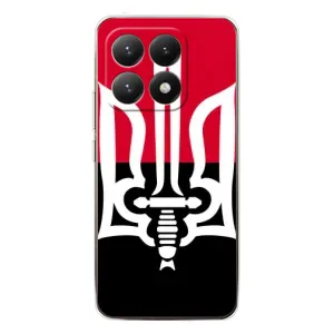 Чехлы УПА (Красно-Чёрный) на Xiaomi 15T (Герб Украины)