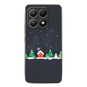 Силиконовый бампер на рождество для Xiaomi 15T (Город зимний)
