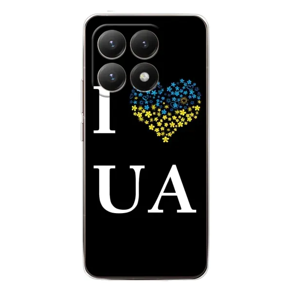 Чехол с рисунком «I Love UA» для Xiaomi 15T Чехол с рисунком «I Love UA» для Xiaomi 15T