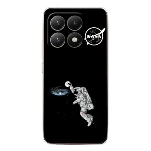 Силиконовый бампер с принтом "Наса" на Xiaomi 15T (Космонавт баскетболист)