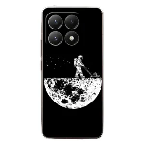 Силиконовый Чехол с принтом "Космонавты" на Xiaomi 15T (Космонавт)