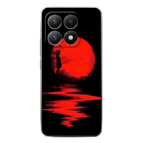 Чехол с рисунком «Красный Закат» для Xiaomi 15T Чехол с рисунком «Красный Закат» для Xiaomi 15T