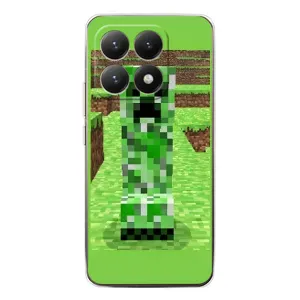 Чохли для Xiaomi 15T (Персонажі МайнКрафт) (Кріпер 2)