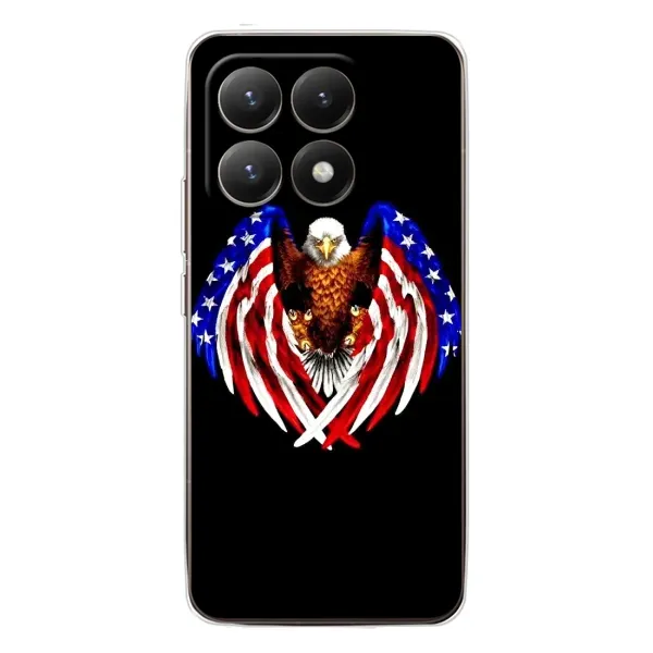 Чохол з малюнком «Крила США» для Xiaomi 15T Чохол з малюнком «Крила США» для Xiaomi 15T