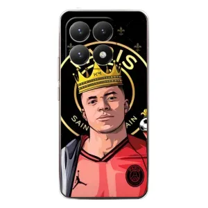 Чехол (TPU) с Футболистом на Xiaomi 15T (Mbappe King)