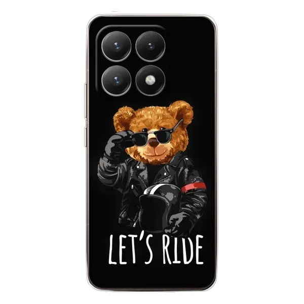 Чехол с рисунком «Модный Мишка» для Xiaomi 15T