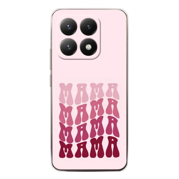 Чехол с рисунком «Надпись мама» для Xiaomi 15T Чехол с рисунком «Надпись мама» для Xiaomi 15T