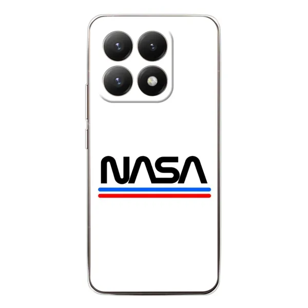 Чехол с рисунком «NASA на белом фоне» для Xiaomi 15T Чехол с рисунком «NASA на белом фоне» для Xiaomi 15T