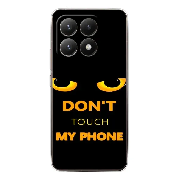 Чехол с рисунком «Не трогай мой телефон» для Xiaomi 15T Чехол с рисунком «Не трогай мой телефон» для Xiaomi 15T