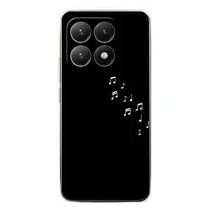 Чохол з картинками на чорному фоні для Xiaomi 15T (Ноти)