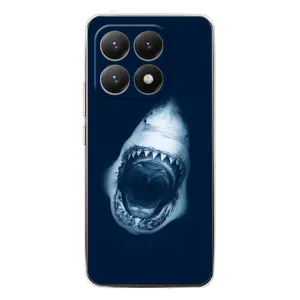 Силиконовый бампер с картинкой животных для Xiaomi 15T (Пасть Акулы)