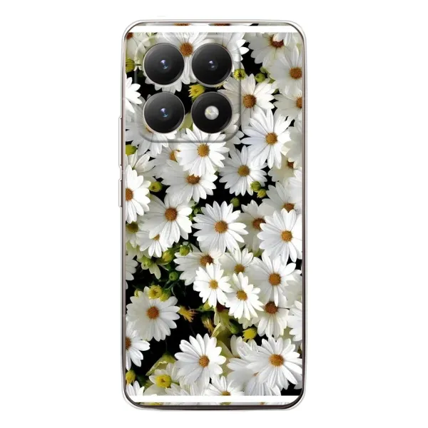Чехол с рисунком «Рамка в ромашках» для Xiaomi 15T Чехол с рисунком «Рамка в ромашках» для Xiaomi 15T
