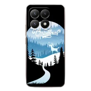 Силиконовый бампер на рождество для Xiaomi 15T (Рождественский Олень)