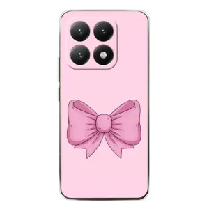 Чохол банти для Xiaomi 15T (Рожевий бантик)