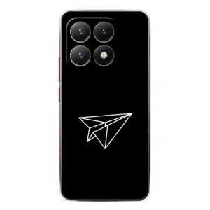 Чохол з картинками на чорному фоні для Xiaomi 15T (Літак)