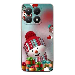 Чехлы на Новый Год Xiaomi 15T (Снеговик в шапке)