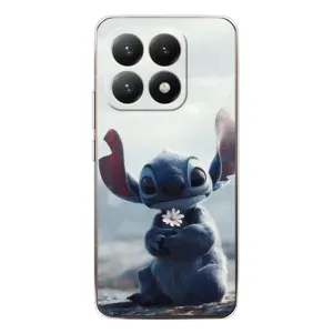 Чехол с рисунком Стич для Xiaomi 15T (Стич с цветочком)