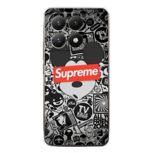 Чохол з Брендами одягу на Ксіомі 15Т (Supreme Маус)