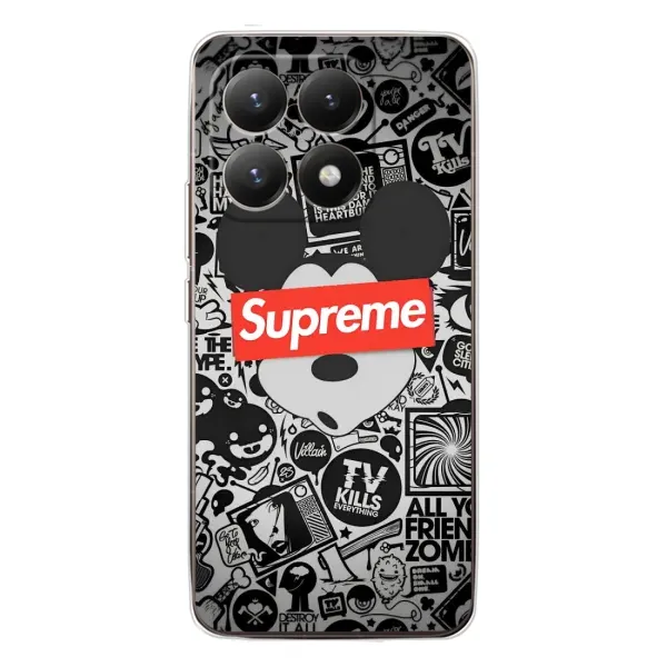 Чехол с рисунком «Supreme Маус» для Xiaomi 15T Чехол с рисунком «Supreme Маус» для Xiaomi 15T