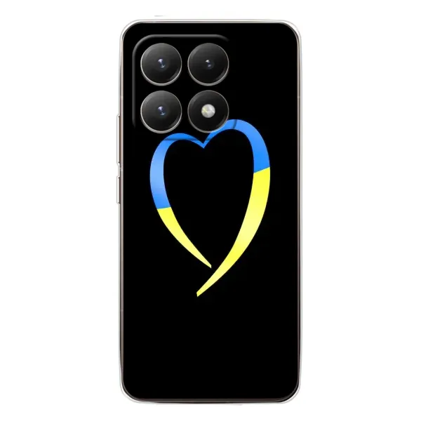 Чехол с рисунком «Украинское сердце» для Xiaomi 15T Чехол с рисунком «Украинское сердце» для Xiaomi 15T