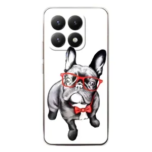 Бампер для Xiaomi 15T с картинкой "Песики" (В очках)