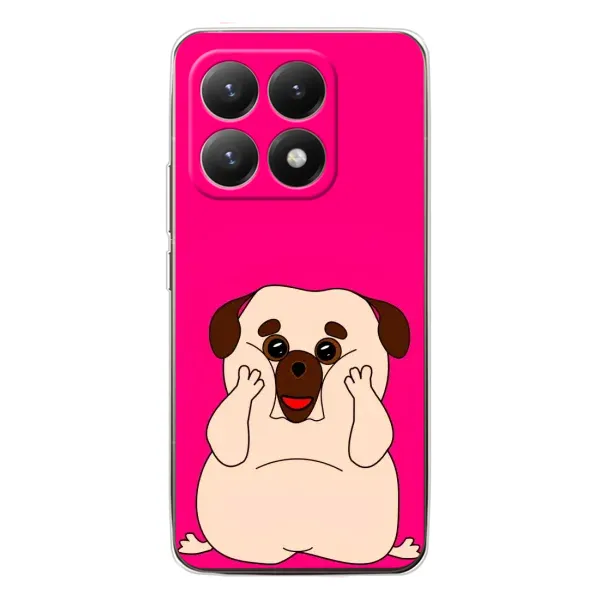 Чехол с рисунком «Веселый Мопсик» для Xiaomi 15T Чехол с рисунком «Веселый Мопсик» для Xiaomi 15T