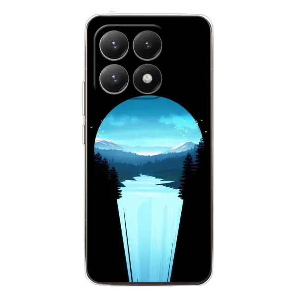 Чехол с рисунком «Синий Водопад» для Xiaomi 15T Чехол с рисунком «Синий Водопад» для Xiaomi 15T