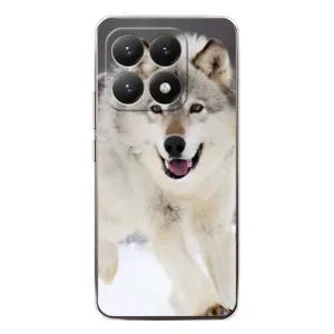 Чехол с Волком на Xiaomi 15T (Волк на снегу)