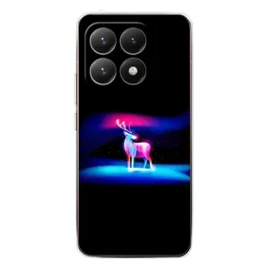 Силиконовый бампер с картинкой животных для Xiaomi 15T (Яркий олень)