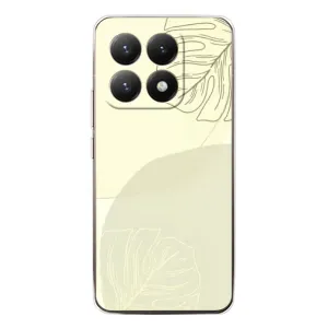 Чехол цветочный дизайн для Xiaomi 15T (Зелёный фон)
