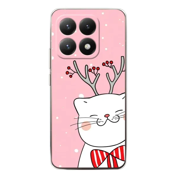 Чехол с рисунком «Зимний кот» для Xiaomi 15T Чехол с рисунком «Зимний кот» для Xiaomi 15T