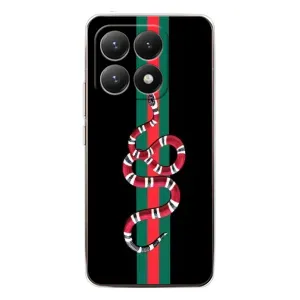 Чохли бренд ГУЧЧІ для Xiaomi 15T (Змій Гуччі)