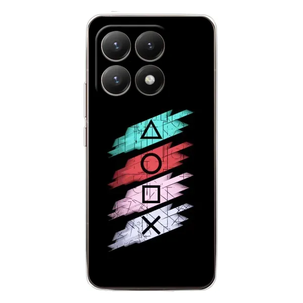 Чехол с рисунком «Значки Sony» для Xiaomi 15T Чехол с рисунком «Значки Sony» для Xiaomi 15T