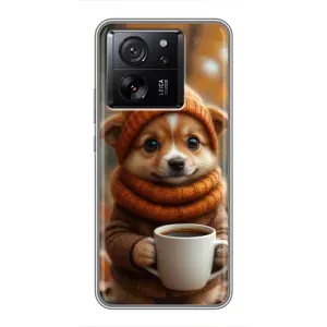Друкований чохол 'Звірята з кавою' для Xiaomi 16 (Песик з кавою)