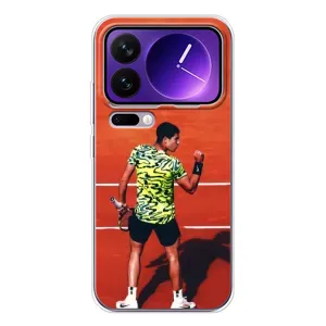Чохли з прінтом Спортивна тематика для Xiaomi 17 Pro Max (Алькарас Тенісист)