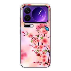 Чохол з картинкою Сакури на Xiaomi 17 Pro Max (Метелики на сакурі)