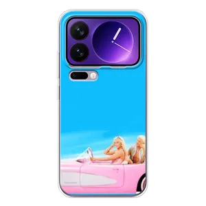 Силиконовый Чехол Барби Фильм на Xiaomi 17 Pro Max (Барби и Кен)