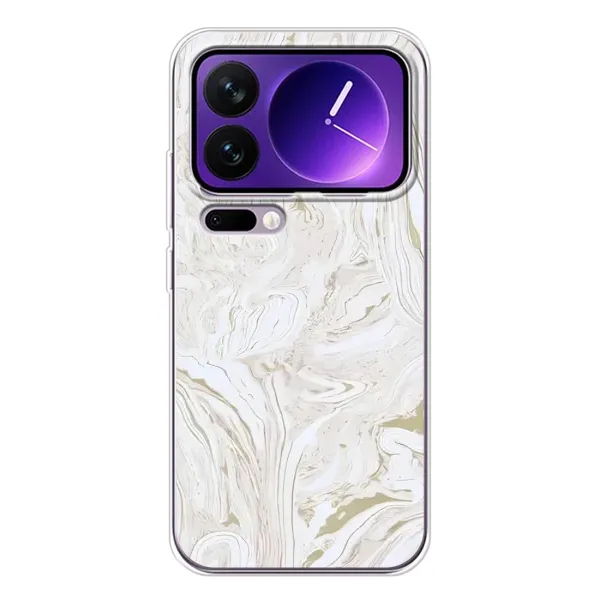 Чехол с рисунком «белый мрамор» для Xiaomi 17 Pro Max Чехол с рисунком «белый мрамор» для Xiaomi 17 Pro Max