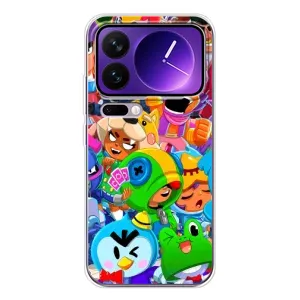 Силіконовый Чохол на Xiaomi 17 Pro Max з картинкою Brawl Stars (Brawl-Stars)