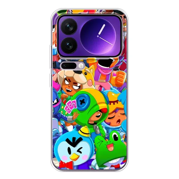 Чехол с рисунком «Brawl-Stars» для Xiaomi 17 Pro Max Чехол с рисунком «Brawl-Stars» для Xiaomi 17 Pro Max