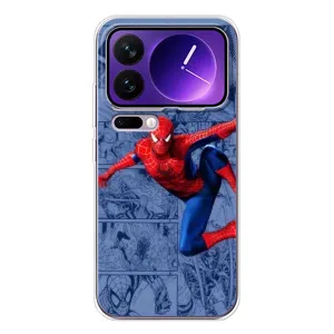 Силиконовый Чехол для Xiaomi 17 Pro Max (Человек Паук)