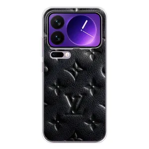 Текстурний Чохол Louis Vuitton для Xіаомі 17 Про Мax (Чорний ЛВ)